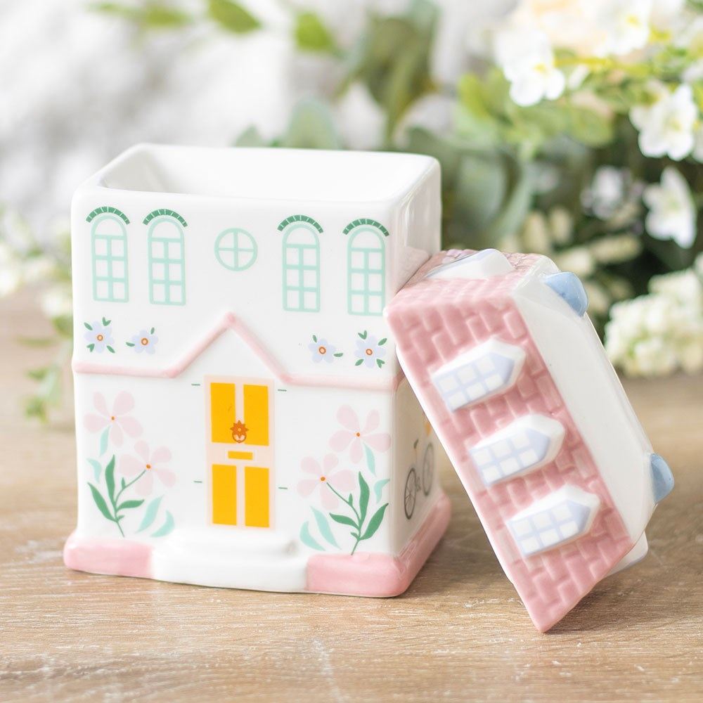 Something Different - Pastel House and Wax Warmer Ölbrenner/Teelichthalter fürs Raumdüfte - Mehrfarben